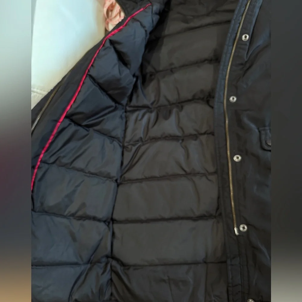 BROOKS BROTHERS Winter Black Coat In XS Petite - Picture 10 of 17